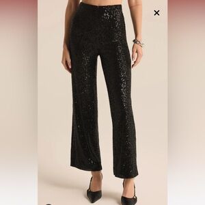 Black Sequin Pants